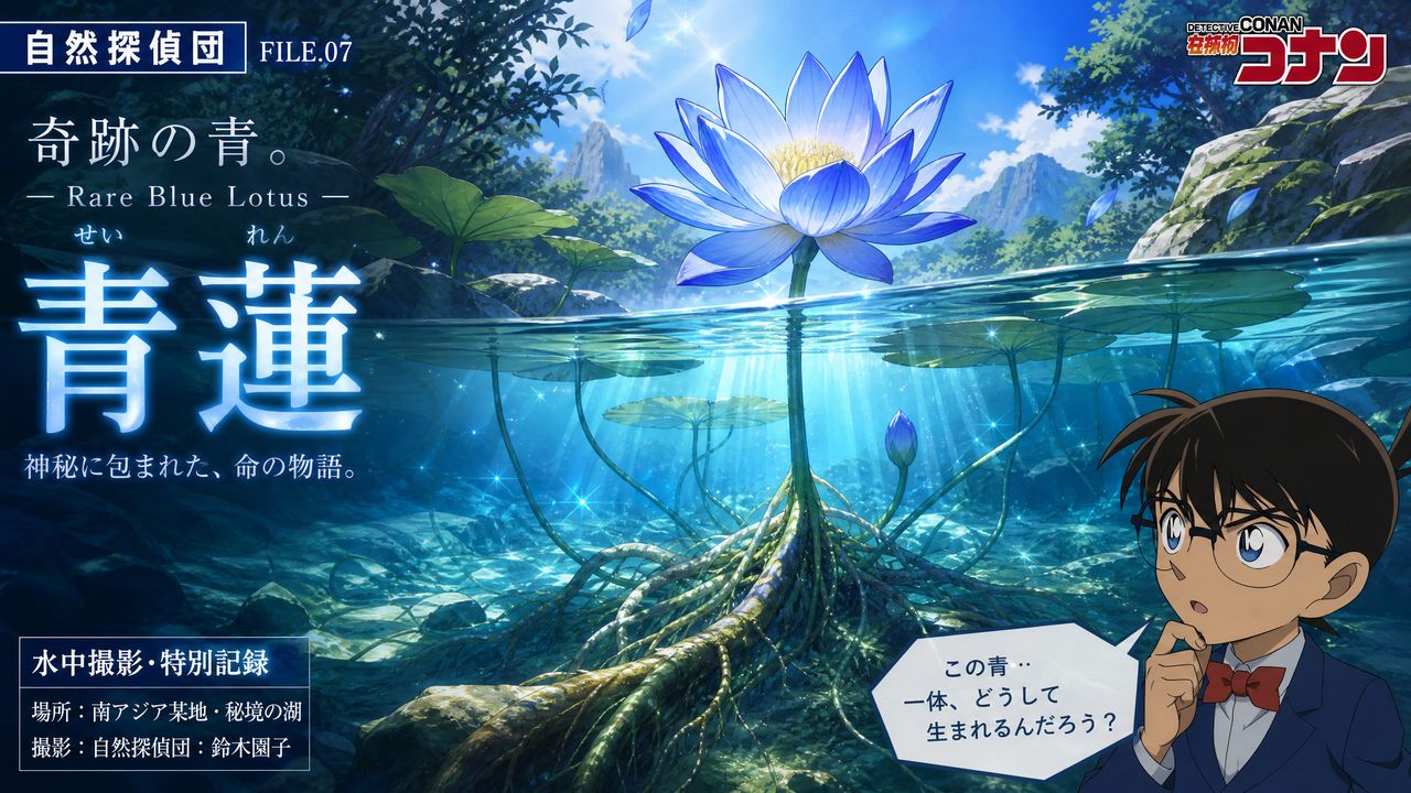 蜜芽蜜芽-稀有蜜芽 | 蓝莲花水下根系完整视频记录